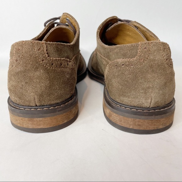 Vionic Bowery Bruno WingTip Oxford Derby  Brown Suede Shoe Size 9 - Picture 8 of 12